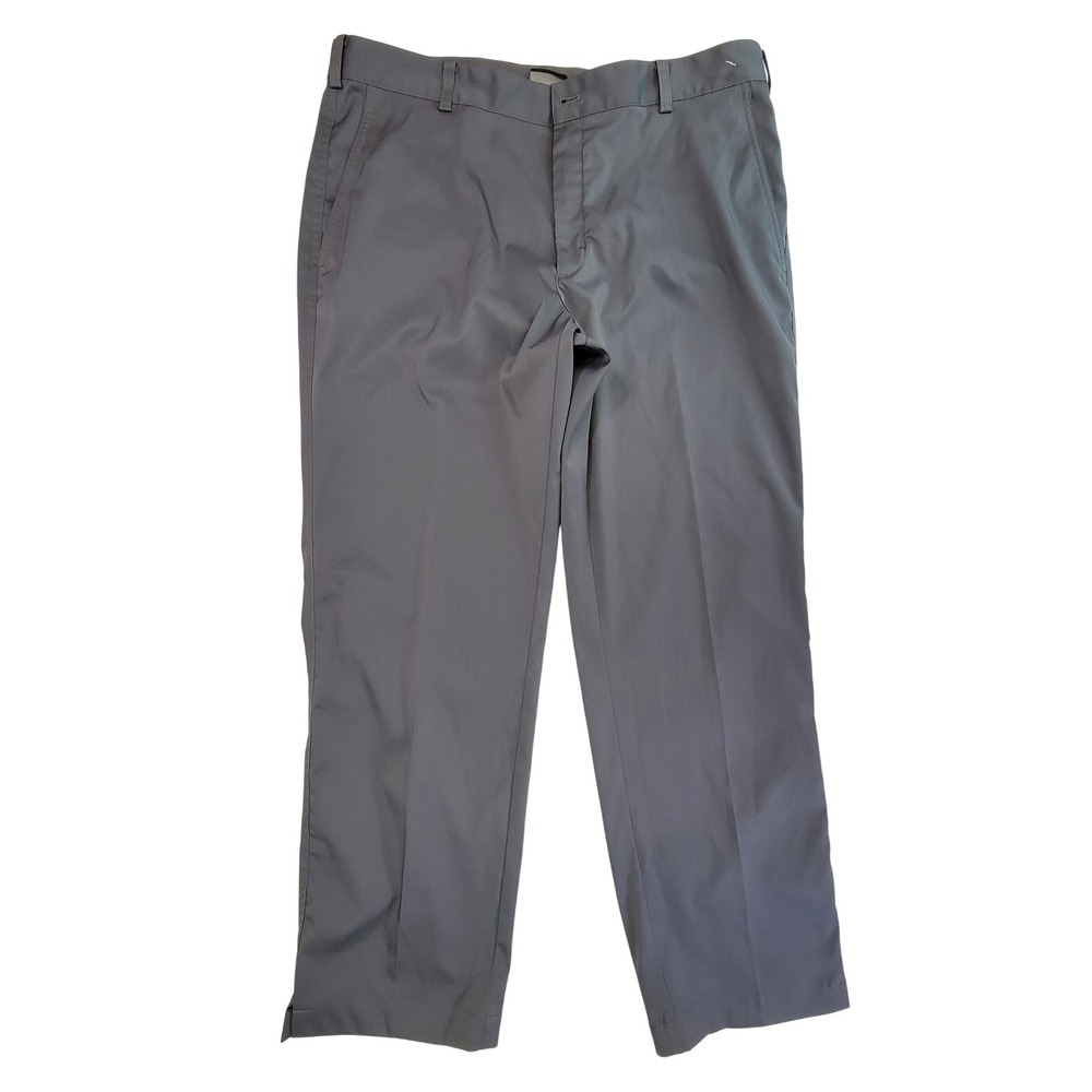 Nike Golf Dri-FIT Men's Flat Front Pants Gray 36x30 Performance Stretch